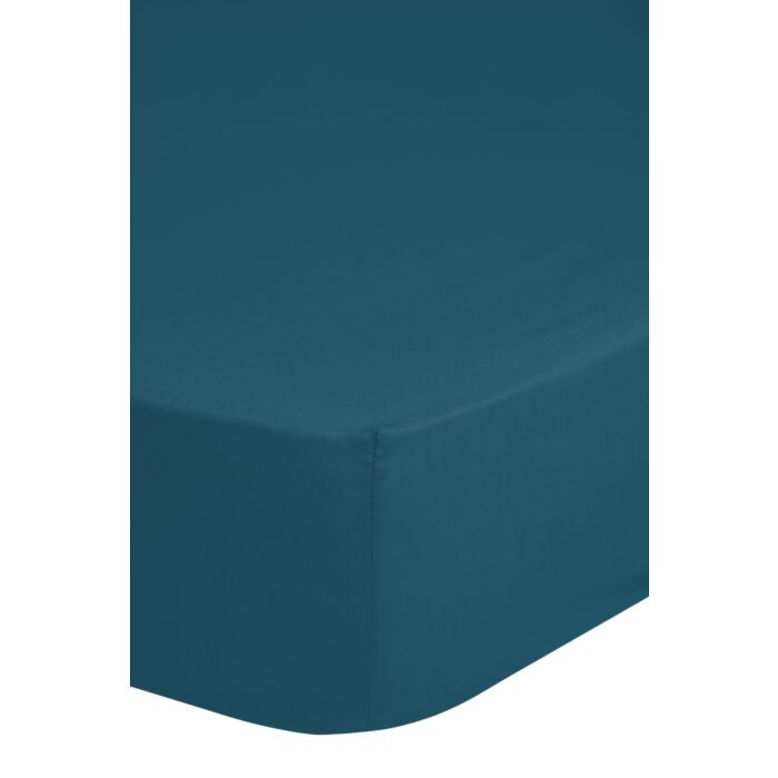 drap housse 180x220cm satin de coton essence foncée
