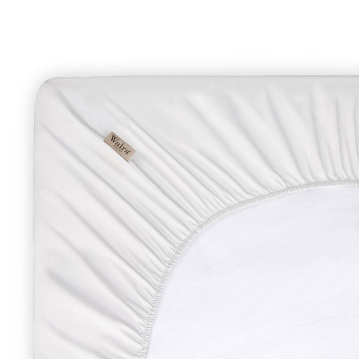 Crispy Cotton hoeslaken 180x200cm wit