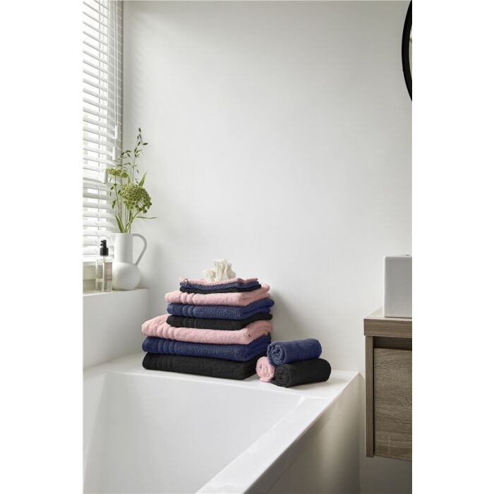 Bath Basics gastendoek 30x50cm blauw (2 stuks)
