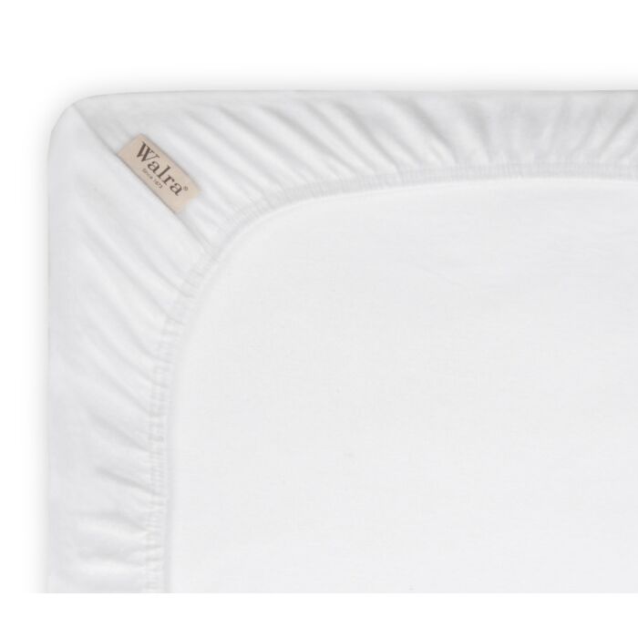 Cotton Cover enkele splittopper molton 160x200/210cm wit