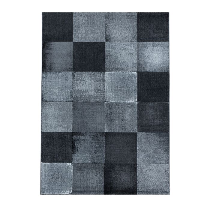 Costa Duva tapis poils ras coureur 80x250cm noir