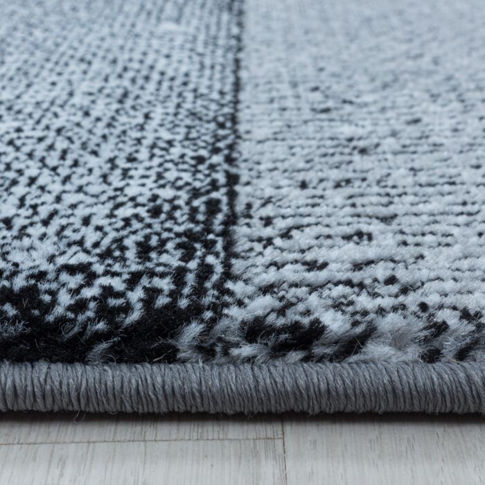 Costa Duva tapis poils ras coureur 80x250cm noir