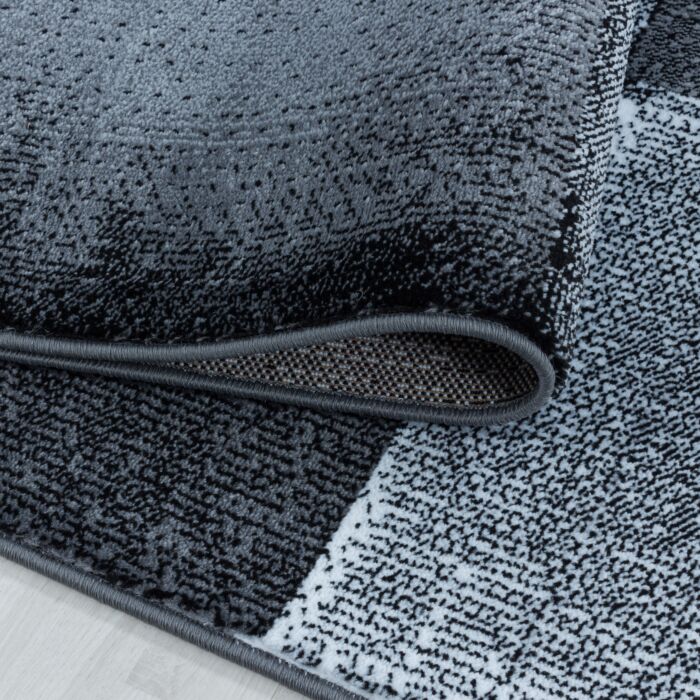 Costa Duva tapis poils ras coureur 80x250cm noir