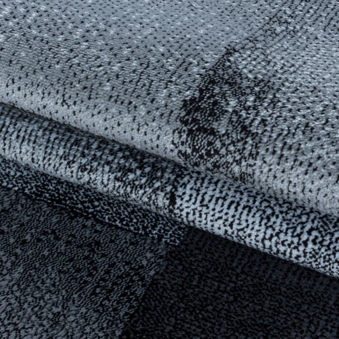 Costa Duva tapis poils ras coureur 80x250cm noir