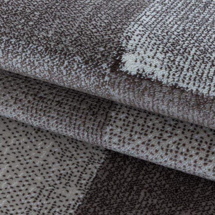 Costa Duva tapis poils ras coureur 80x250cm brun