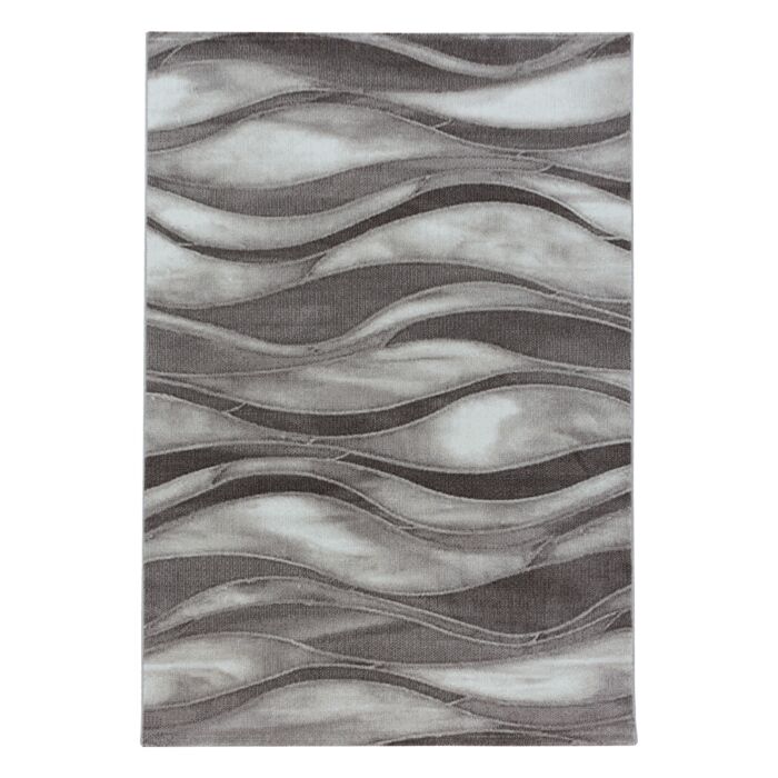 Costa Dalgy tapis poils ras rectangle 160x230cm brun