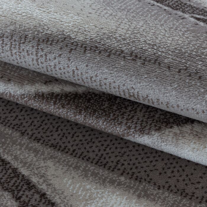 Costa Dalgy tapis poils ras rectangle 160x230cm brun