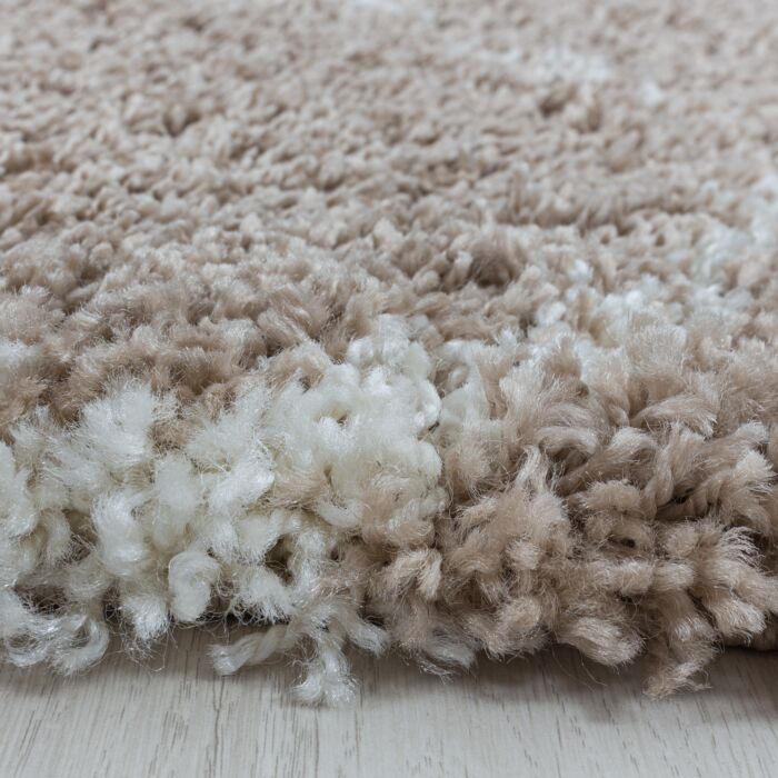 Salsa Shaggy tapis poils longs rond Ø 160cm beige