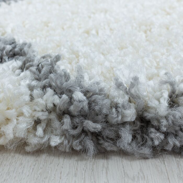 Salsa Shaggy tapis poils longs rectangle 120x170cm crème