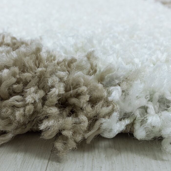 Tango Shaggy tapis poils longs rond Ø 200cm beige