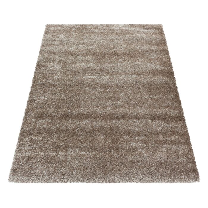 Brilliant Shaggy tapis poils longs rectangle 200x290cm taupe