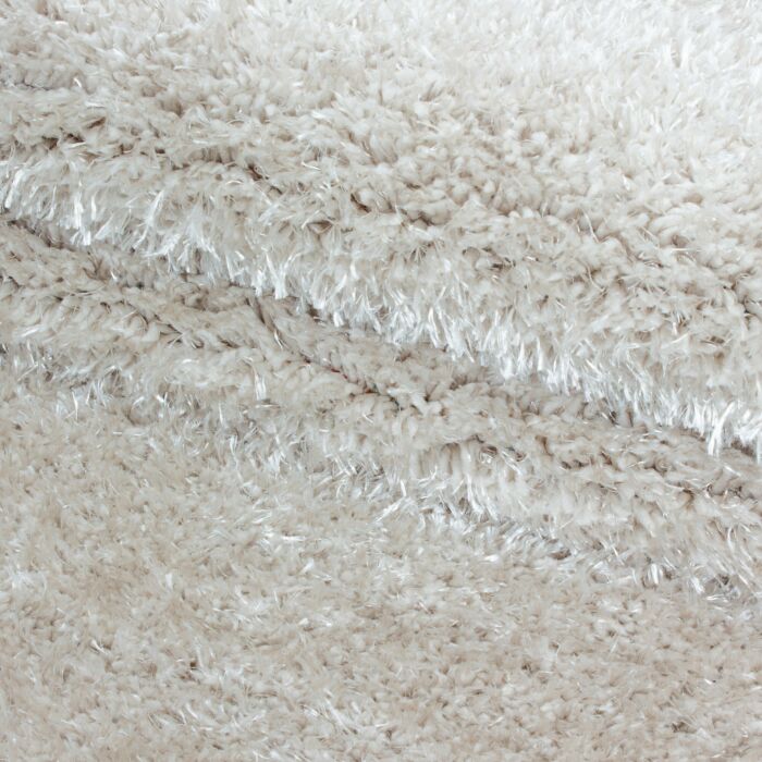 Brilliant Shaggy tapis poils longs rectangle 140x200cm nature