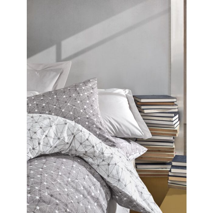 Minimal housse de couette 200x220cm coton renforcé mottle vison