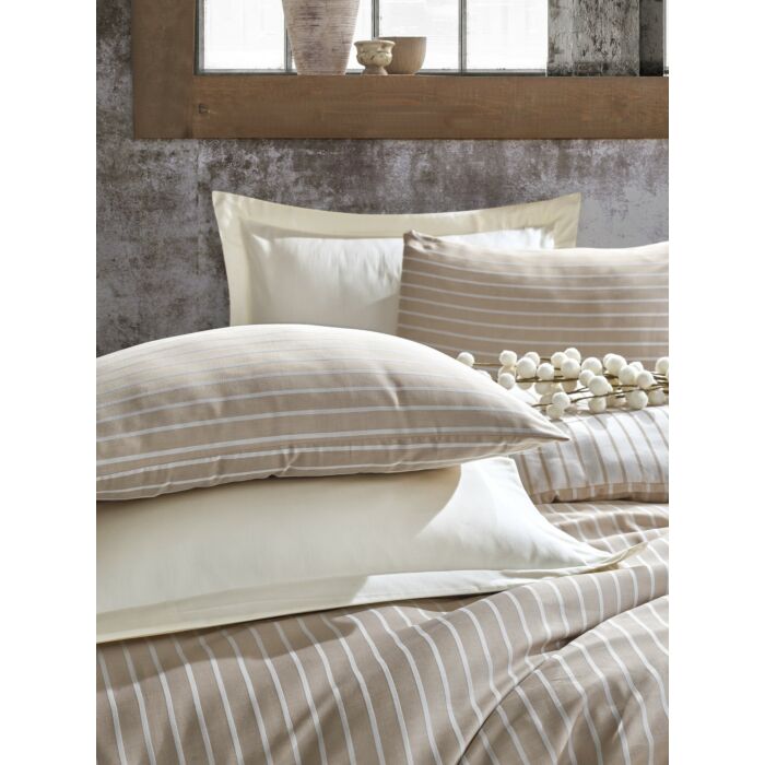 Bamboo housse de couette 200x220cm satin vison
