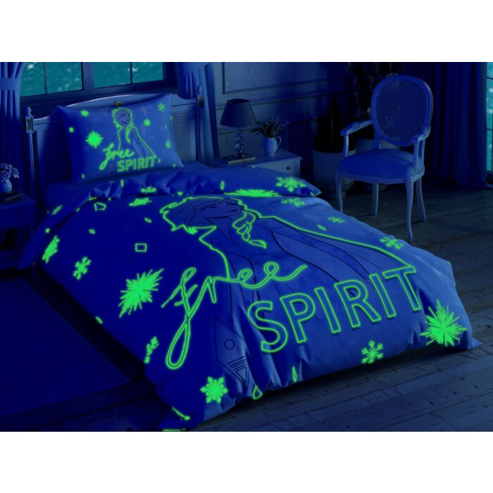 Disney Home - La Reine des neiges 2 Free Spirit Glow enfants housse de couette (licencié)