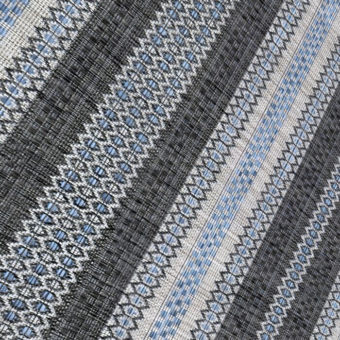 Sunny Faye tapis extérieur/intérieur coureur 80x250cm noir