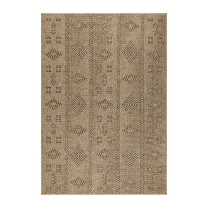 Dhaka Baita tapis extérieur/intérieur rectangle 280x370cm jute noir