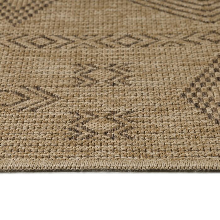 Dhaka Baita tapis extérieur/intérieur rectangle 280x370cm jute noir