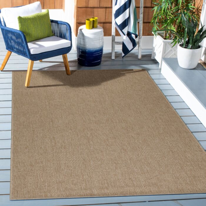 Dhaka Baita tapis extérieur/intérieur coureur 80x150cm jute beige