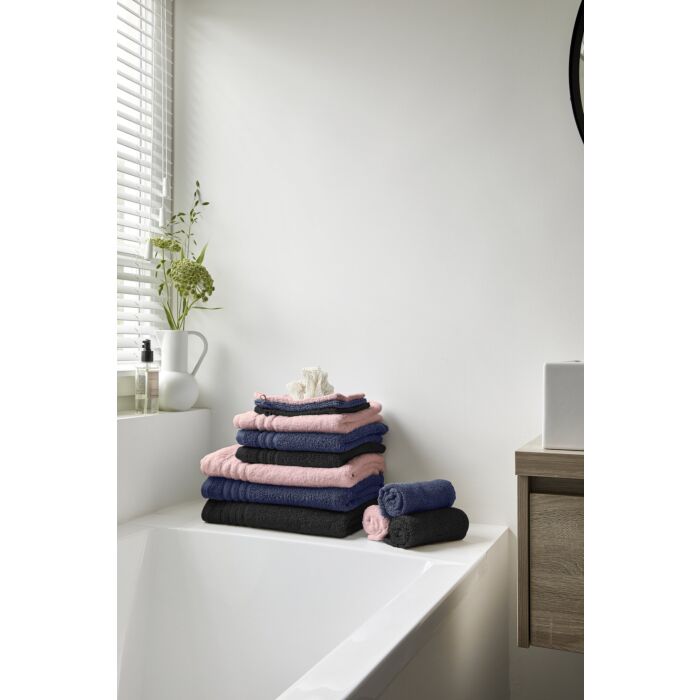 Bath Basics washand 16x21cm oudroze (4 stuks)