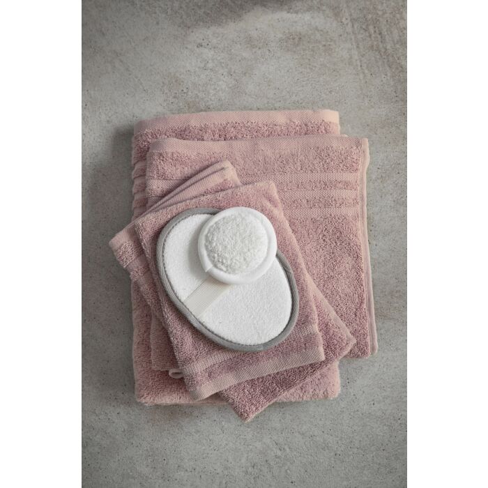 Bath Basics washand 16x21cm oudroze (4 stuks)