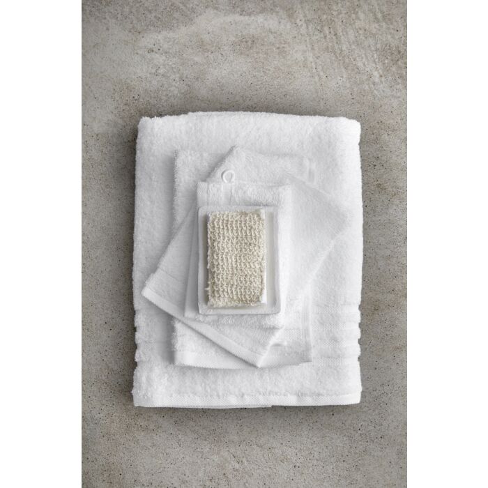 Bath Basics gastendoek 30x50cm wit (2 stuks)