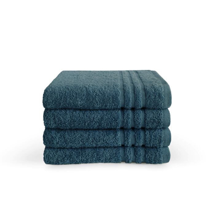 Bath Basics baddoek 50x100cm donkerblauw