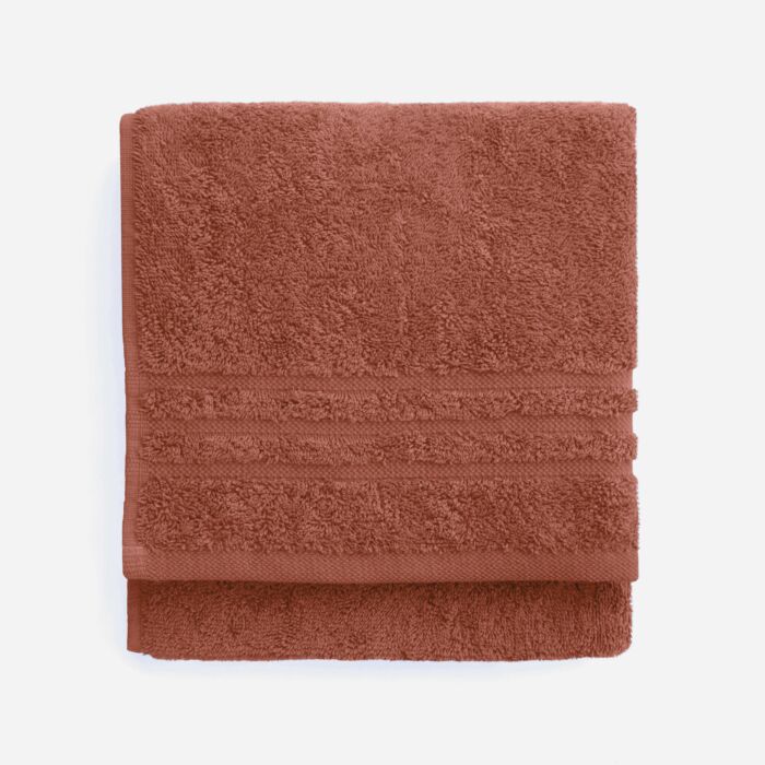Bath Basics baddoek 50x100cm terra