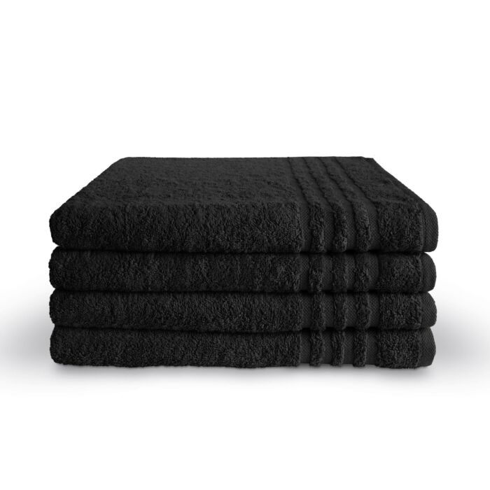 Bath Basics badlaken 70x140cm zwart