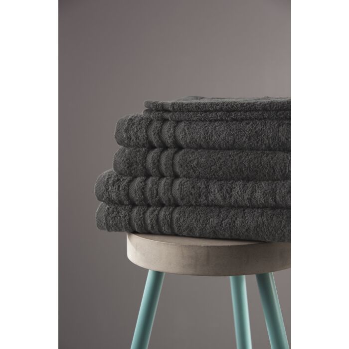 Bath Basics baddoek 50x100cm antraciet
