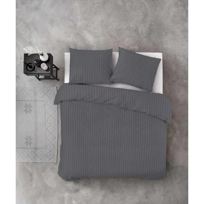 Classy Evergreen dekbedovertrek 200x220cm antraciet