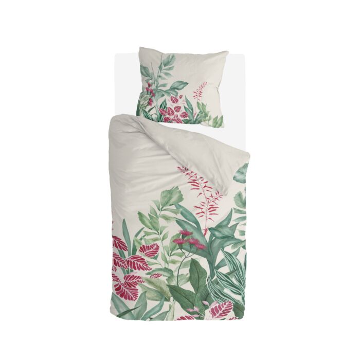 Jungle Romance dekbedovertrek 140x220cm gebroken wit