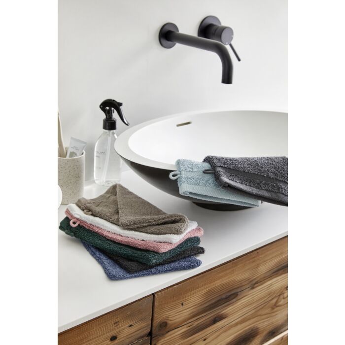 Bath Basics washand 16x21cm oudroze (4 stuks)