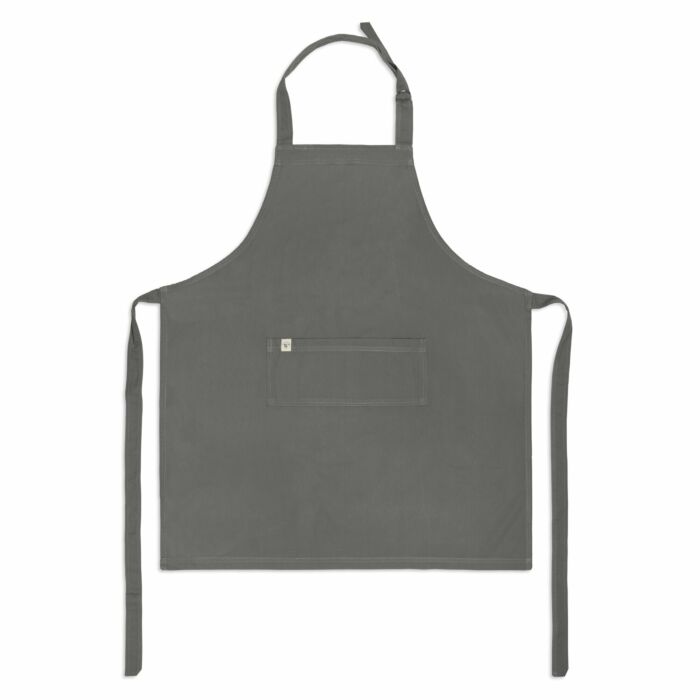 Cook with Happiness keukenschort 75x90cm off-black