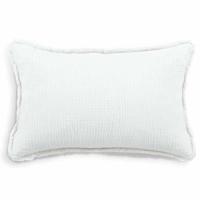 Casual Touch sierkussen 40x60cm wit