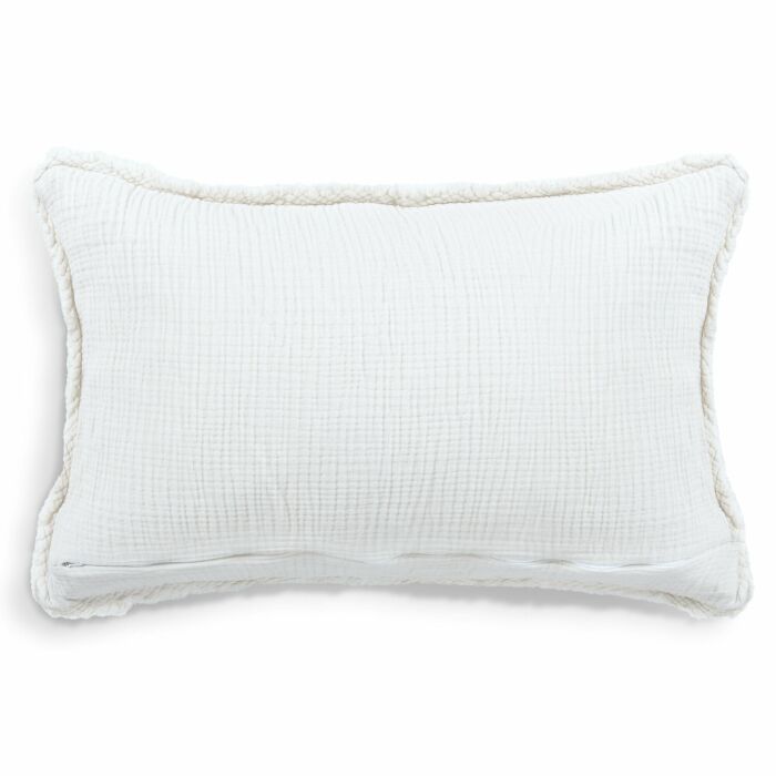 Casual Touch sierkussen 40x60cm wit