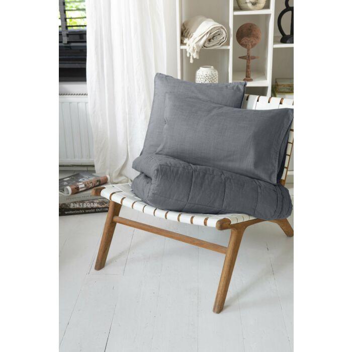Luxury Touch plaid 240x260cm antraciet