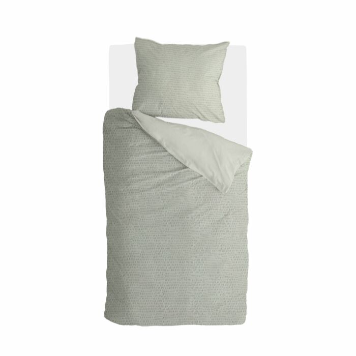 Basic & Tough dekbedovertrek 155x220cm theegroen
