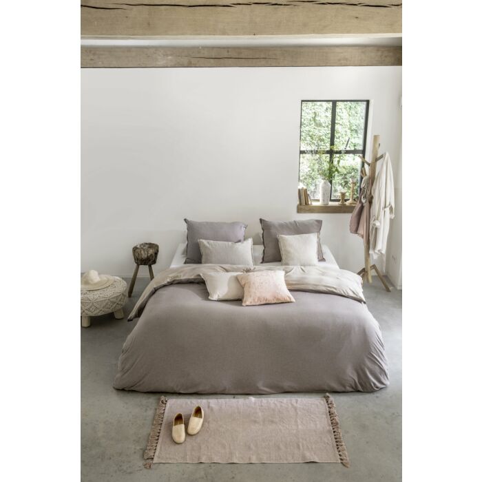 Casual Beauty dekbedovertrek 240x220cm taupe/zandkleur