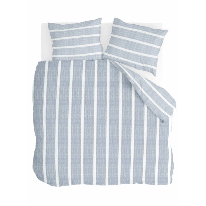 Stripe Along dekbedovertrek 200x200cm blauw