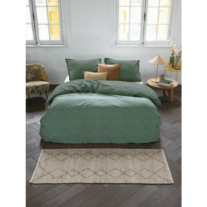 Vintage Club dekbedovertrek 140x220cm groen