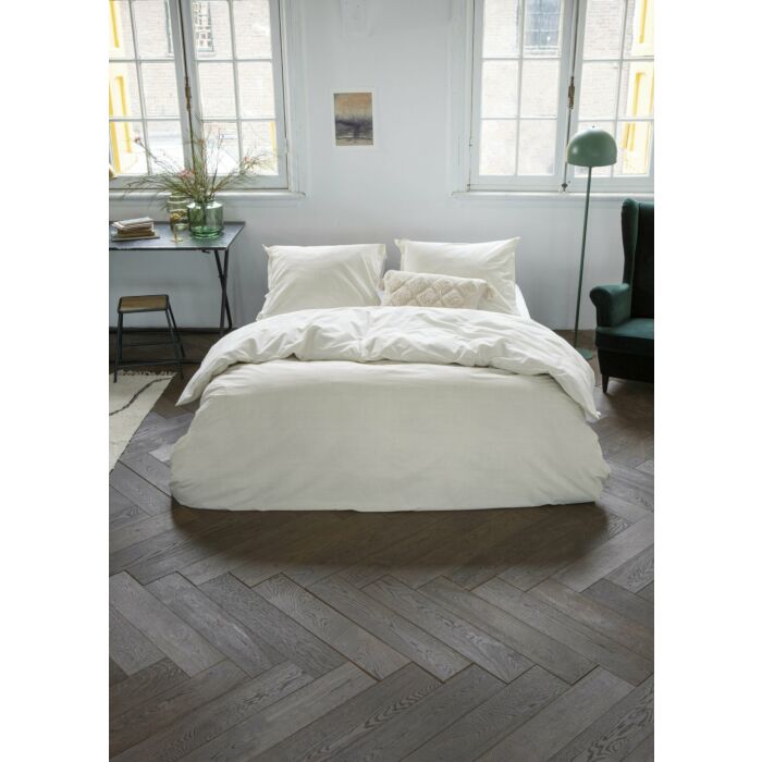 Vintage Club dekbedovertrek 155x220cm zandkleur