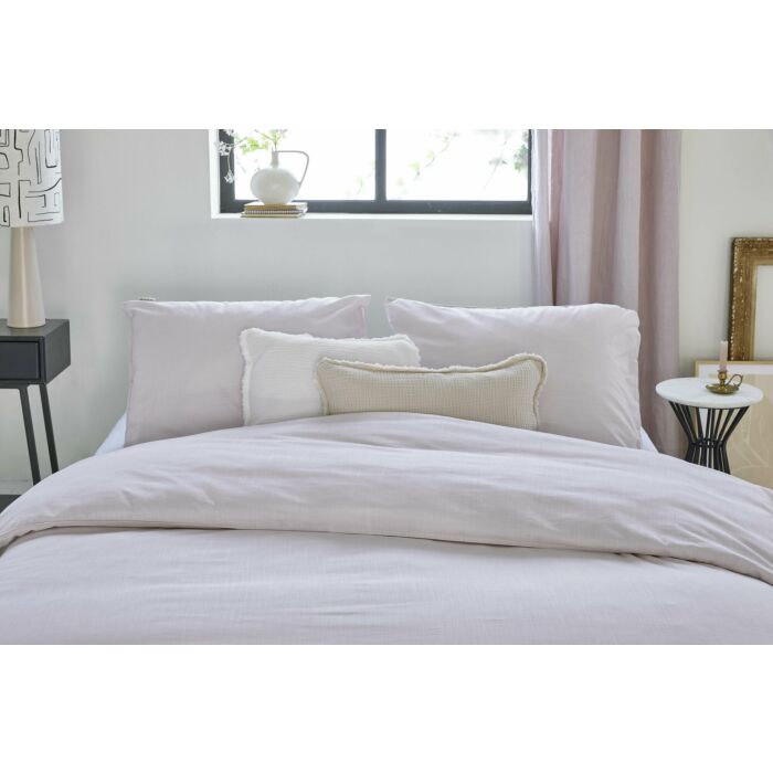 Vintage Cotton dekbedovertrek 155x220cm lila