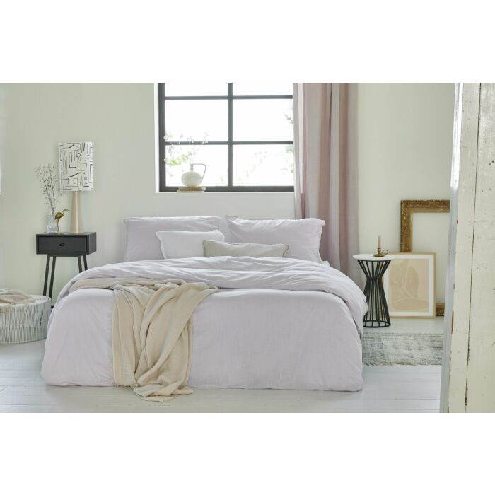 Vintage Cotton dekbedovertrek 155x220cm lila