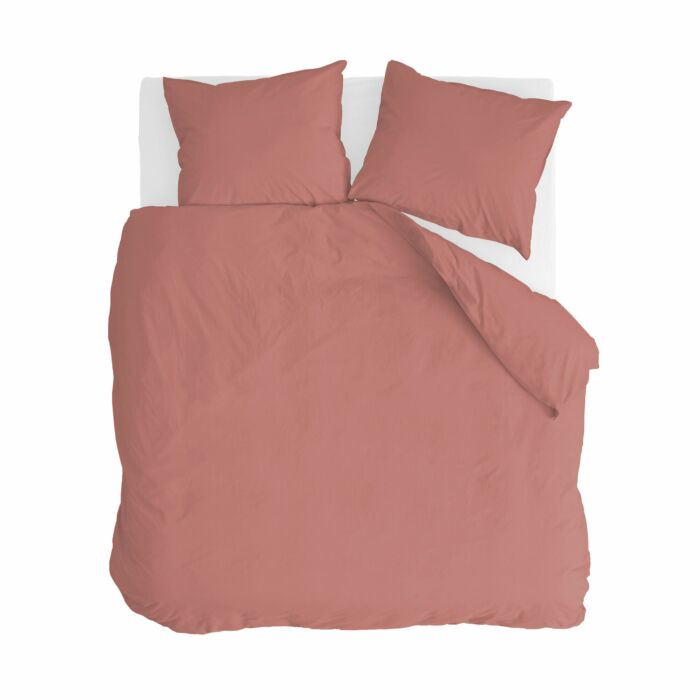 Vintage Cotton dekbedovertrek 240x220cm terra