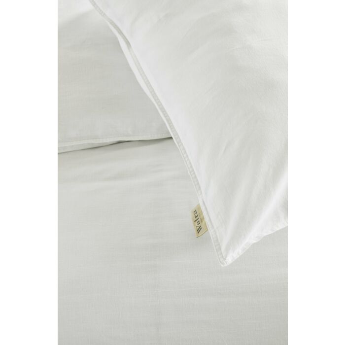 Vintage Cotton dekbedovertrek 140x220cm wit