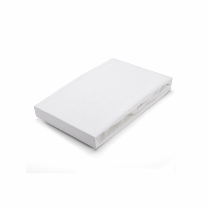 Crispy Cotton topper hoeslaken 140x200cm katoen wit