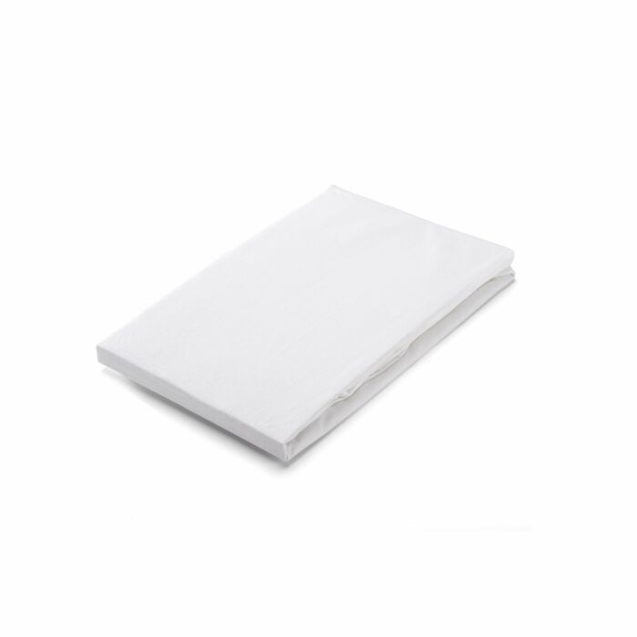 Crispy Cotton topper hoeslaken 80x200cm katoen wit