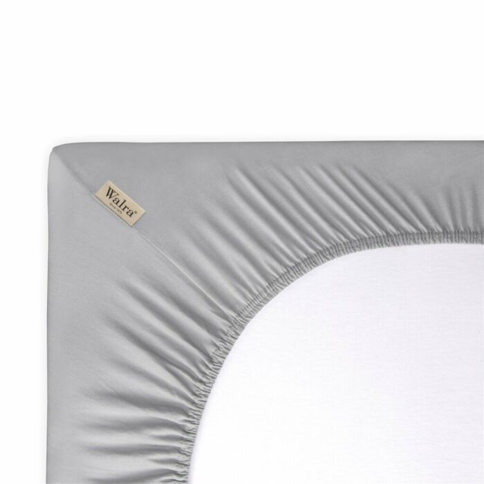Jersey Stretch hoeslaken 180x200/210cm grijs