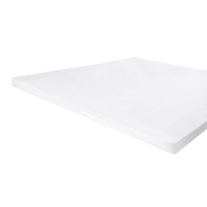 Jersey Stretch topper hoeslaken 140x200/210cm wit